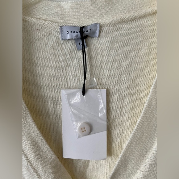 NWT-QUALFORT Mens Cardigan Sweater v5. - Picture 13 of 14